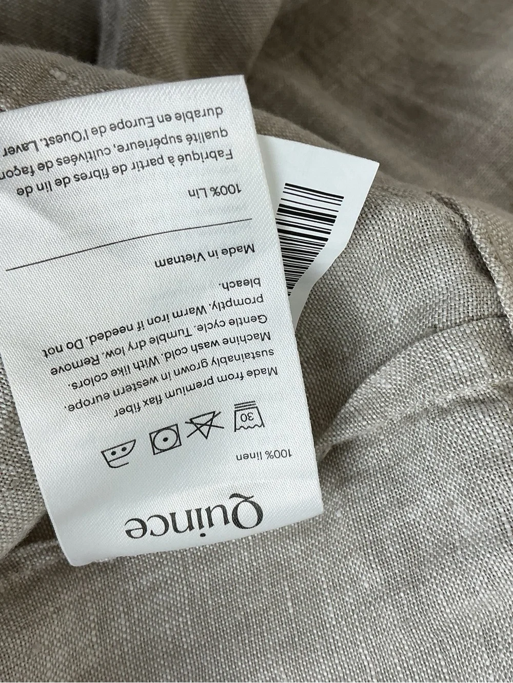 Quince European Linen Wide Leg Pants